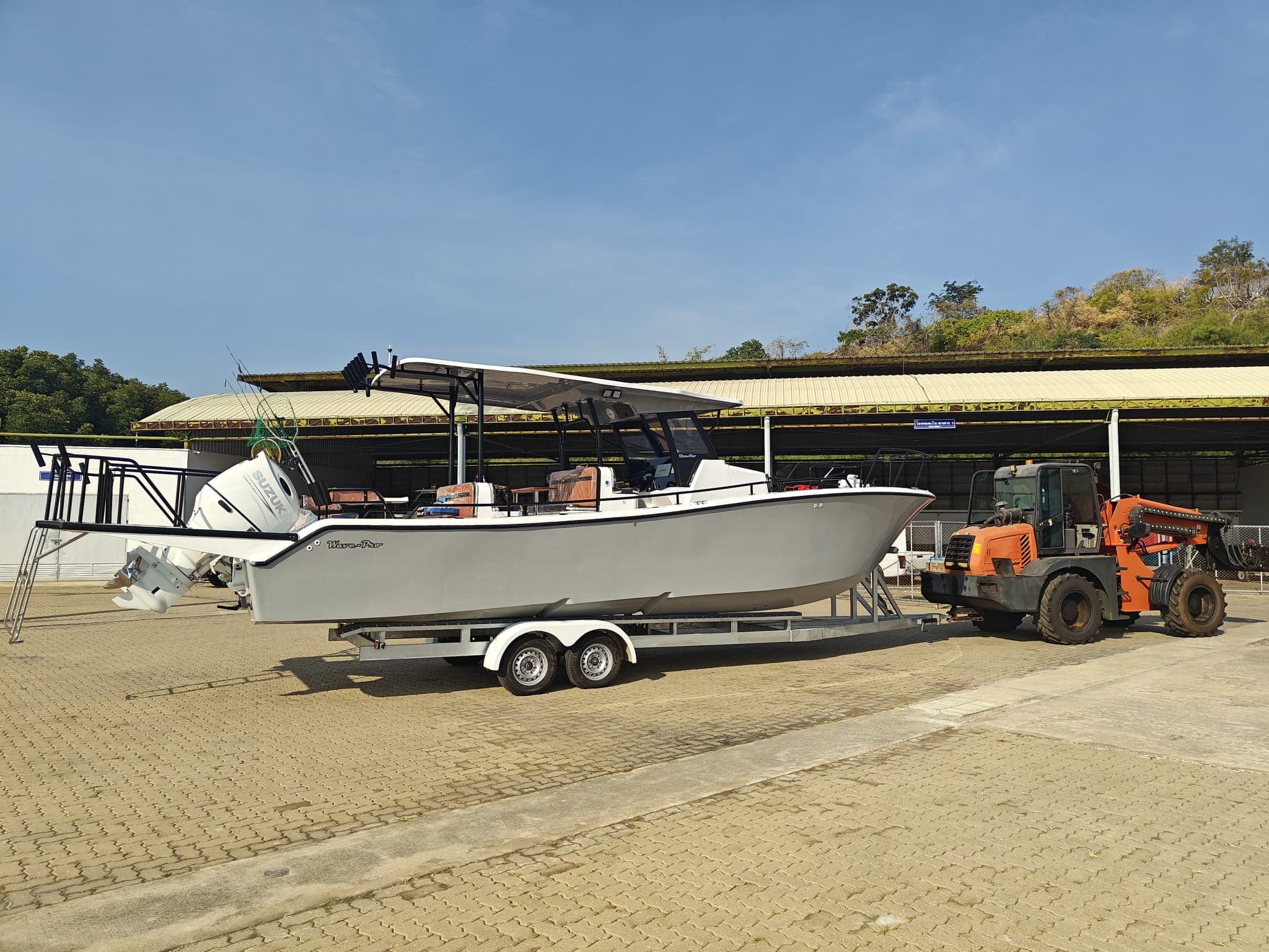 The Wave-Pro at the marina